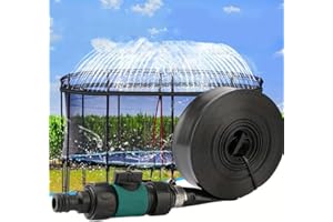 GENERIC Trampoline Sprinkler 49ft Outdoor Trampoline Backyard Water Park Fun Summer Toys for Water Play, Games, and Summer Fun in Yards