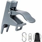 VELAUN Magnetic Holder, Golf Cart Accessory with Cutter, Powerful Magnetic Grip for Golf Cart, Adjustable Aluminum Alloy Holders for Golf Lover, Grey, 30-60 Rings