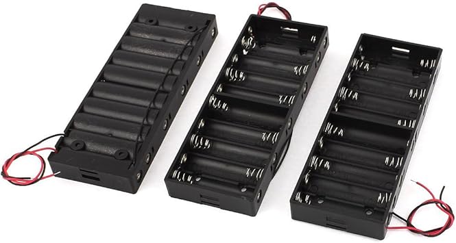 Soporte caja de bateria para 10 x 1.5V AA: Amazon.es: Electrónica