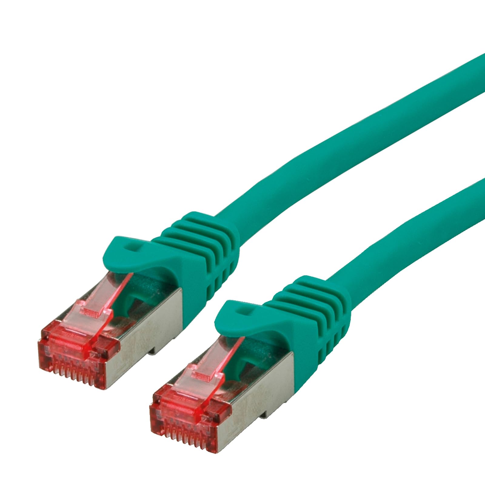 Roline S/FTP Patch cable Cat 6 Component Level LSOH, green, 3 m