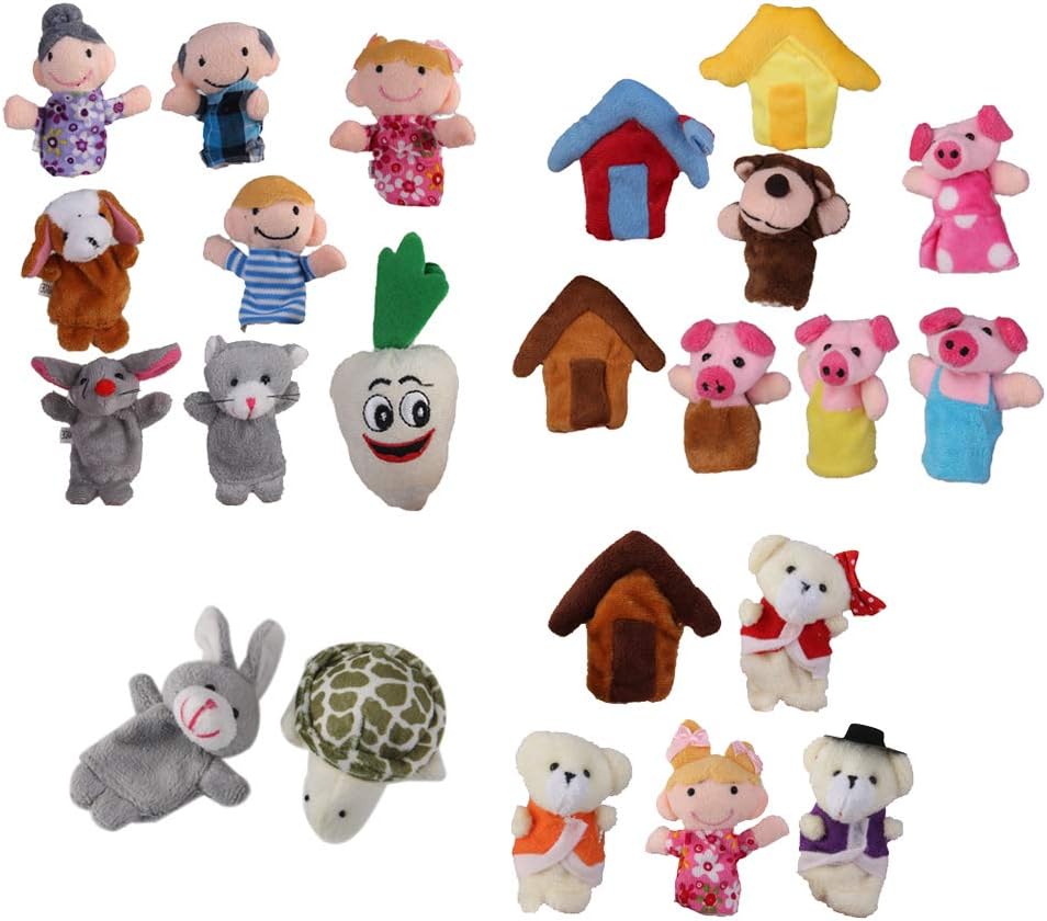 Sharprepublic 5pcs Monstre Doigt Marionnettes En Caoutchouc Poupee Bebe Educatif Main Dessin Anime Animal Jouet Marionnettes A Doigts Jeux Et Jouets Schoolofbabywearing Com