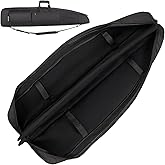 HUNTSEN Soft Double Shotgun Rifle Case 38” 42” 44” 46" 52" Long Gun Bag w/Padded Handle - Adjustable Sling Dual Lockable Zippers, Multiple Magazine Holder Pouches Outdoor Tactical Accessory Bags