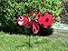 In the Breeze 2802 — Baby Ladybug Ground Spinner — Small Wind Spinner for Gardens, Planters, Flower Pots, Yards