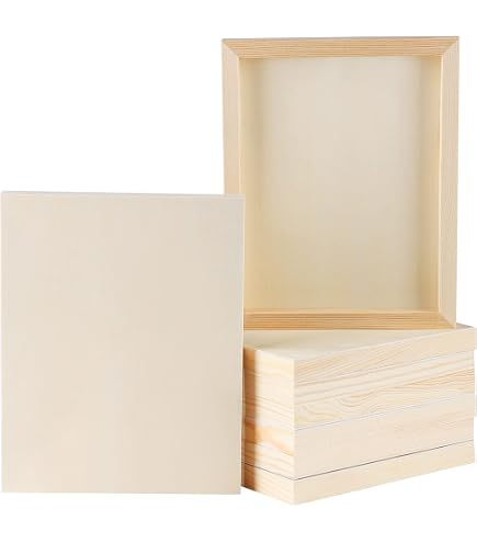 Multi Shapes Canvas Boards Panels For Kids Acrylic Oil Painting Watercolor And Crafting Gift - Canvas Panel And Art Painting