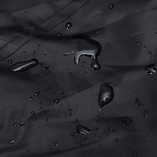 Evoio Sunlounger Cover Chaise Lounge Cover Patio Sun Lounger Cover Waterproof- Folding Lounge Chair Cover - Durable Outdoor Pool Chaise Lounge Chair Covers,782627-15 inch,(Black)