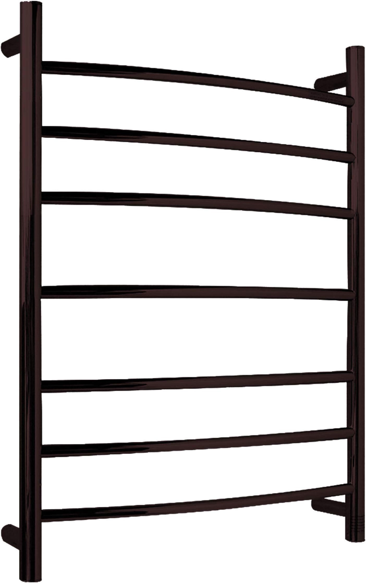 ANZZI Gown 7-Bar Wall Mounted Towel Warmer in Oil Rubbed Bronze | Energy Efficient 70W Electric Plug in Heated Towel Rack | Stainless Steel Towel Heater Rail Quick Towel Dryer | TW-AZ027ORB