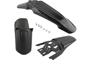 ABCERRSI Surron Front Rear Fender Set,3pcs Shock Front Rear Mud Guard For Sur Ron Light Bee Segway X/S X260 X160-Black