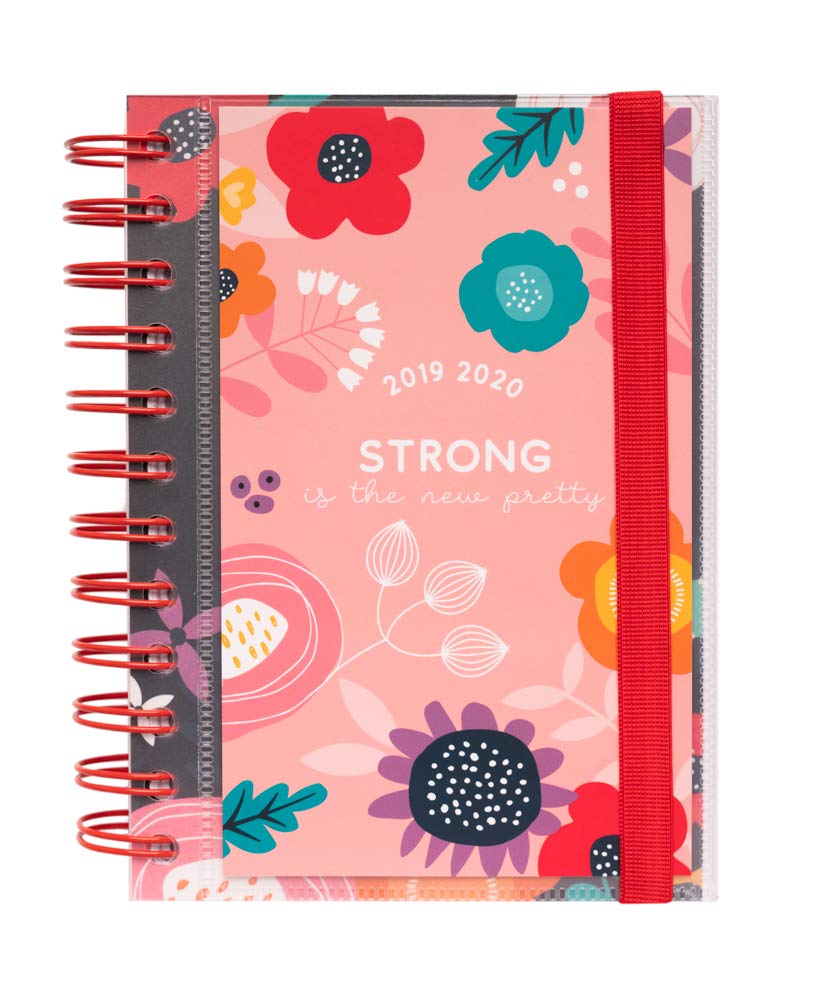 Blummen 2019-2020 Academic Diary, Organiser, Calendar, Agenda. One Day to Page Twin Wire Spiral Binding Mid Year Student Daily Planner. Runs from September 2019 Until June 2020-10 Months.