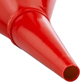 Cost Wise Angled Fuel Funnel Red with Built In Washable Filter and Handle view 7