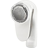 Conair Fabric Shaver and Lint Remover, Rechargeable Portable Clothes Shaver with 3 Settings, Fuzz Remover for Sweaters, Clothing, and Furniture, Large 2-Inch Shaving Head, White