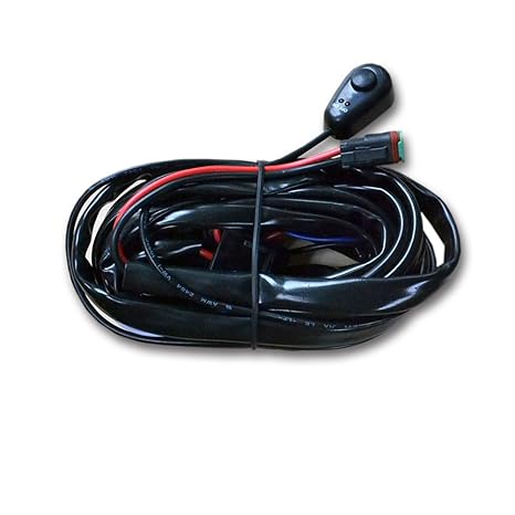 Lamphus Cruizer Off Road Atv Jeep Led Light Bar Wiring Harness Kit 40 Amp Relay On Off Switch