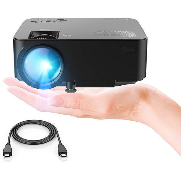 para db DBPOWER Proyector T20 Mini Proyector LCD de 1500 Lúmenes ...