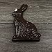 Gourmet Solid Dark Chocolate Easter Bunny – ½ pound –Perfect Easter Gift for Kids, Grandchildren, Adults – Individually Wrapped with Bow – Ready to Gift