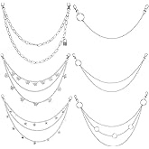 WYVAS Waist Chain Belt Jeans Pants Chain Punk Pocket Chain HipHop Wallet Chain for Women Belly Chain Goth Accessorie Y2K