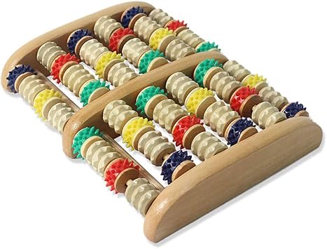 Masseur De Pied Accueil Bois Masseur Rouleau Pied Masseur Massage Point Acupuncture Pied Douleur Soulager La Fatigue Des Jambes Couleur A Amazon Fr Hygiasne Et Soins Du Corps