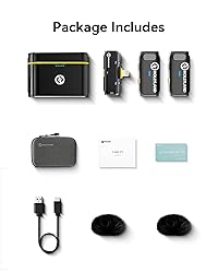 Hollyland Lark C1 Wireless Lavalier Microphone for