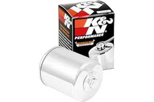 K&N Motorcycle Oil Filter: High Performance, Premium, Designed to be used with Synthetic or Conventional Oils, Wrench Off Nut: Fits Select Harely Davidson Motorcycles, KN-170C