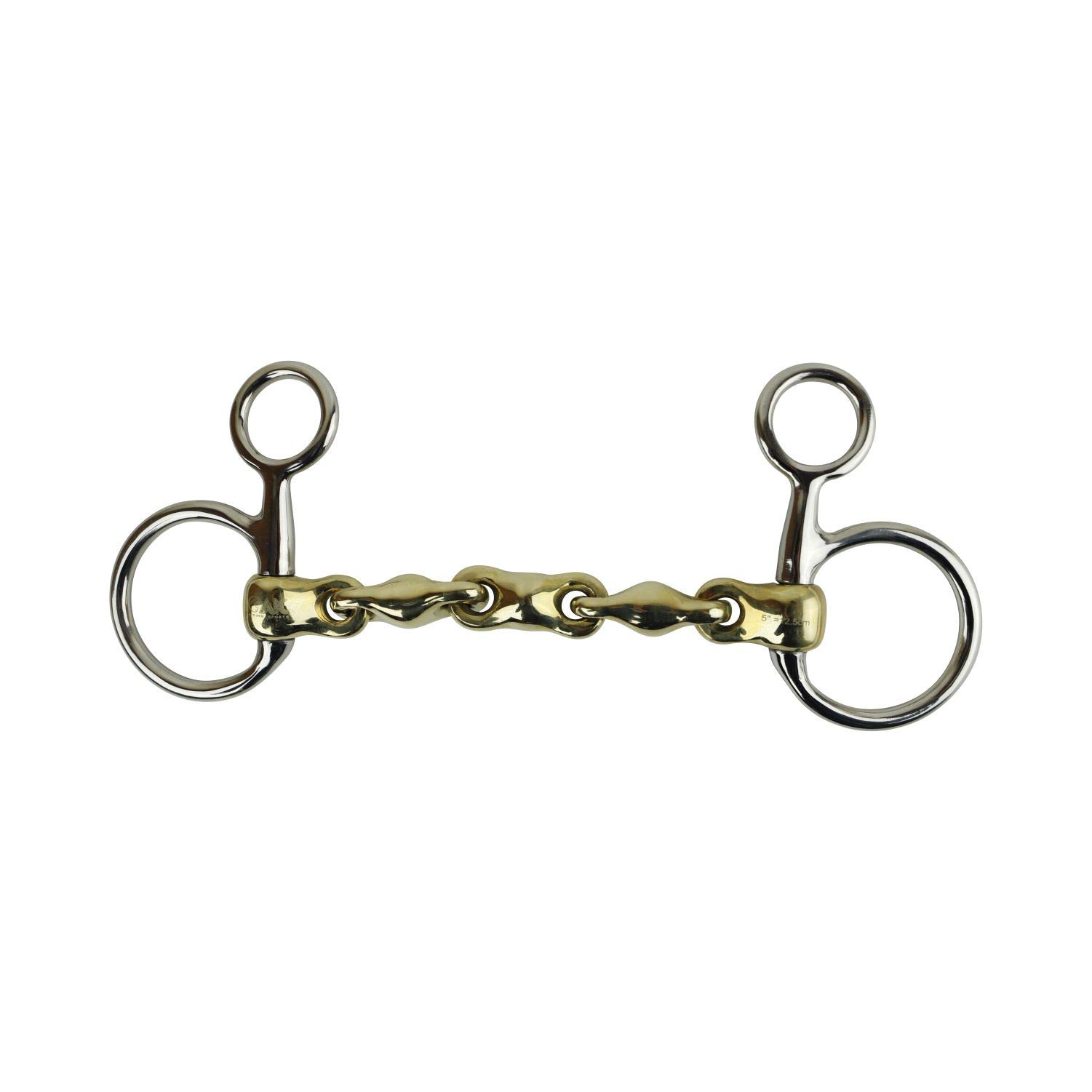 AK Waterford Hanging Cheek with Multi Joints Mouthpiece in German AKRS-2630 (German-Silver, 5.50'')