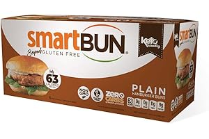 Smart Baking Company Smartbuns, Gluten Free, Sugar Free and Carb Free Buns (Plain, Singles)