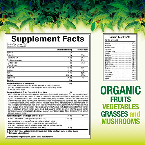 Whole Earth & Sea from Natural Factors, Organic Fermented Protein