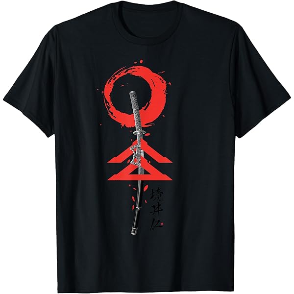 T-shirt Design Samouraï Singe Avec Katana - Style Bushido Et Culture Japonaise