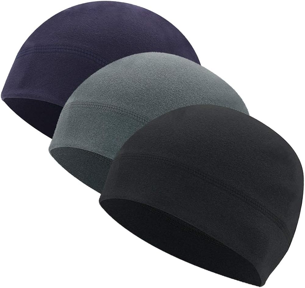 Winter Helmet Liner Skull Cap for Men Women,Sweat Wicking,Keep Warm,Soft and Breathable (Black,Navy,Grey): Clothing