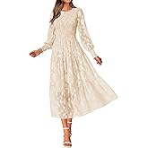 BTFBM Wedding Guest Dresses for Women Fall Fashion 2025 Casual Long Sleeve Floral Maxi Boho Homecoming Dress