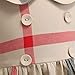 Yinggeli Little Baby Girls Long Sleeve Plaid Checked Princess Dress(Beige, 4-5 Years)