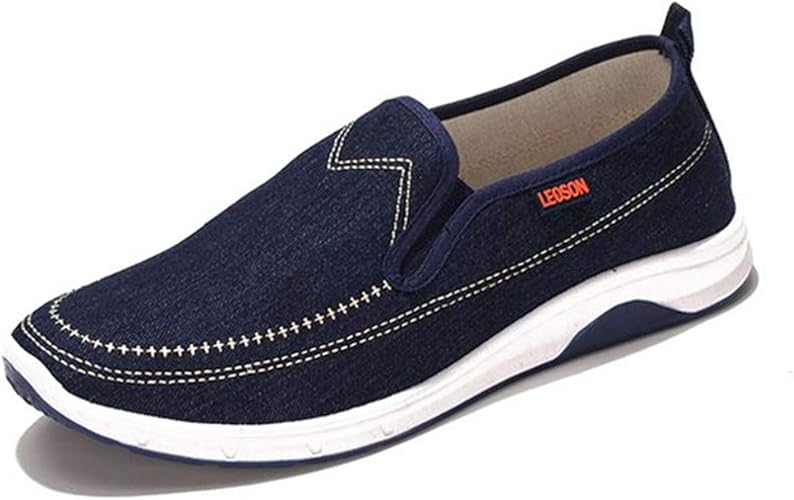 Amazon Semiga カジュアルシューズ スリッポン デッキシューズ スニーカー 無地 キャンバス メンズ 歩きやすい 軽量 耐久 おしゃれ ローファー スリッポン