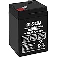 Miady 6V 5Ah Rechargeable Sealed Lead Acid Battery(1 Pack)