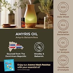Gya Labs Amyris Essential Oil - 0.34 Fl Oz - for