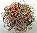 Alliance Rubber Bands Assorted Dimensions 227G/Approx. 400 Rubber Bands, Multi Color, 1/2 lb