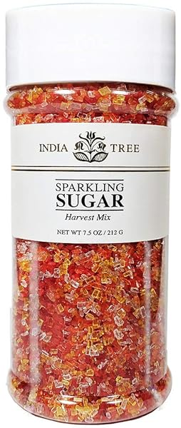 INDIA TREE HARVEST MIX SPARKLING SUGAR, 7.5 OZ...