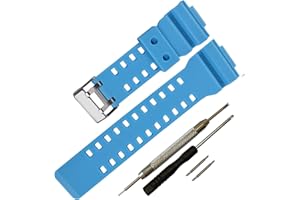 RIHAHISY 16mm G-Shock replacement watch bands for Casio G-Shock GLS-8900/GW-8900/GA-110/GA-100C/GA-120/GD-110/GLS-100