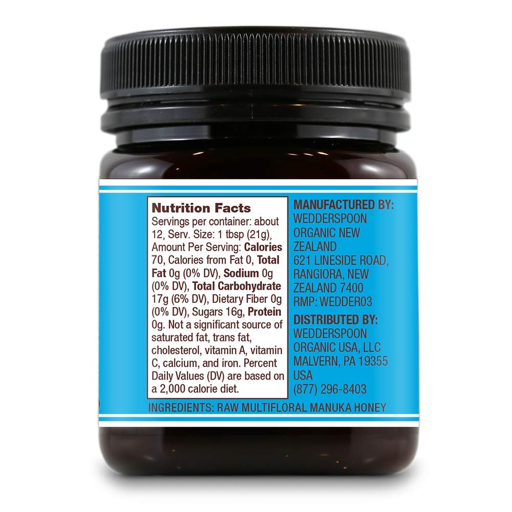 Wedderspoon Raw Premium Kfactor 12 Manuka Honey 88 Ounce