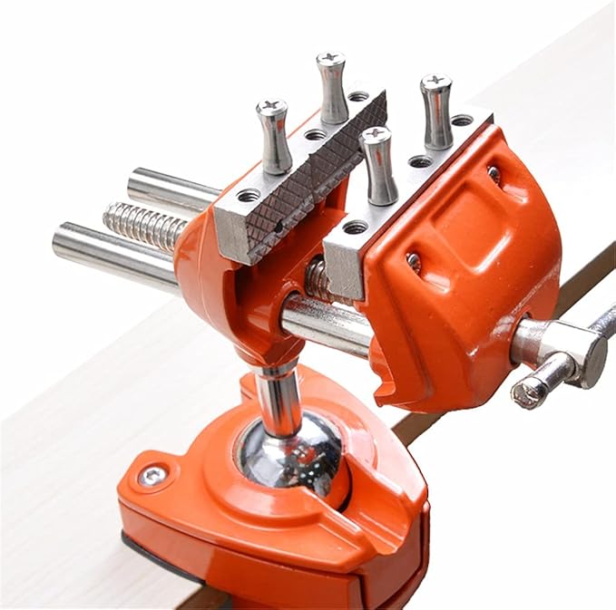 ECSWP Swivel Table Bench Vise Rotates 360 Degree Rotating Universal