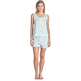 Casual Nights Women's Sleeveless Tank and Pajama Shorts Set