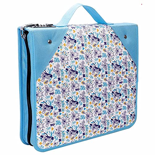 Vaultz Locking Zipper Binder, 2.28" x 11.22" x 14", Koala Pattern
