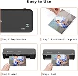 Bonsaii A4 Laminating Pouches 100 Sheets 160 Micron Glossy Clear LP100-A4 view 7