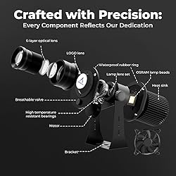 Arxenovath GOBO Projector Floor Projector Lights