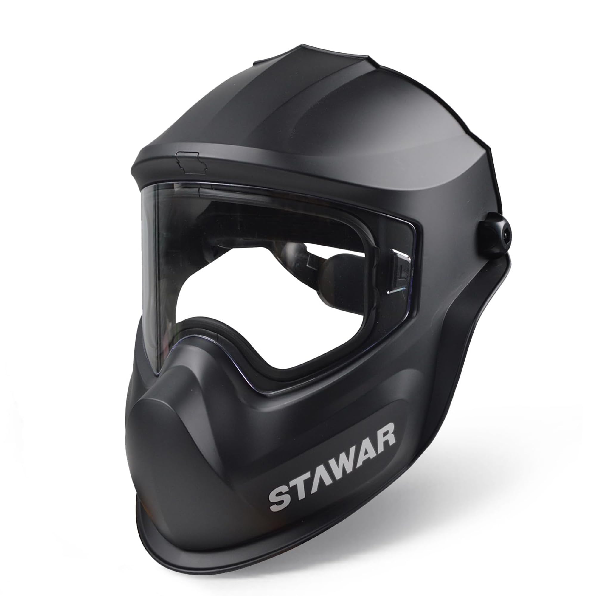 Photo 1 of Shine STAWAR Grinding Face Shield, Lightweight Cutting Face Shield with Anti-Fog & Scratch Resistance Lens Face Shield Mask for Grinding, Cutting, Woodworking (DIN 1, Black) (DIN 1, Black)