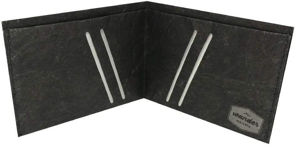 [Wander Wallets] Ultra-slim, Waterproof, Tearproof, Recycable Wallet (Onyx)