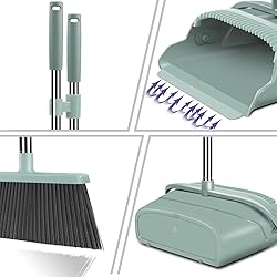 kelamayi Upgrade Broom and Dustpan Set, Large Size