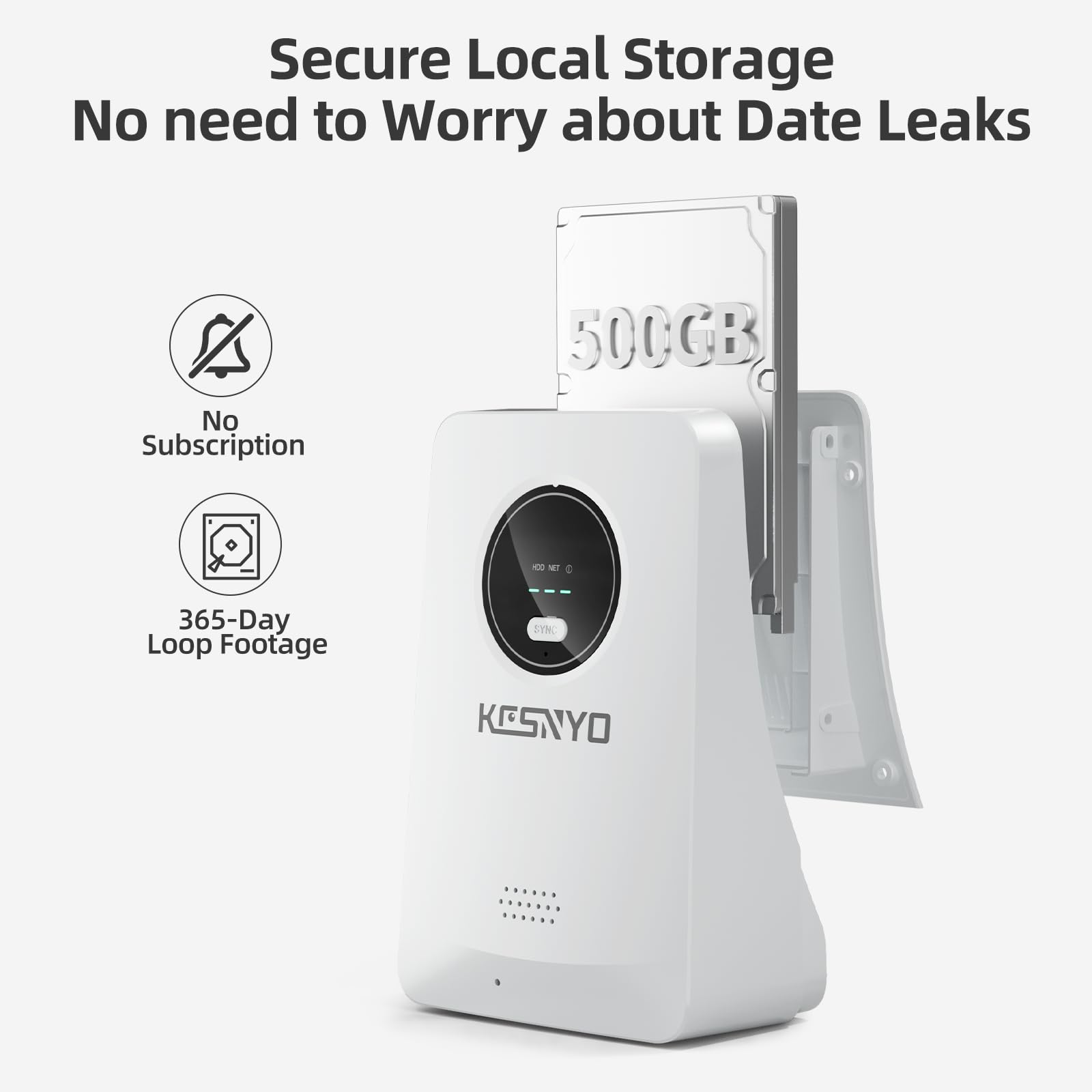 Solar Security Cameras Wireless Outdoor, 4MP Solar Powered, 4 Cam kit, Color Night Vision, 360° PTZ, 500G HDD Local Recording, No Monthly Fees