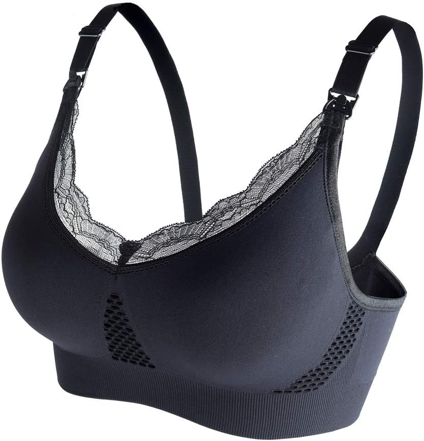 kapoki Nursing Bra Maternal Postpartum Breastfeeding Bra Wireless Sleeping Bralette