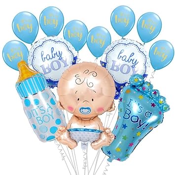 Amazon Com 13pcsbaby Shower Decorations For Boy It S A Boy Foil