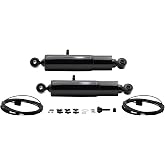 Gabriel 49235 HiJackers Rear Adjustable Air Shock Absorbers Fits Cadillac Escalade; Avalanche, Silverado, Suburban, Tahoe; Dodge Ram; GMC Canyon, Sierra, Yukon; Jeep Gladiator; Nissan TITAN (1 Pair)
