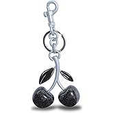 FASTFAIRY Keychain Cherry Bag Charms Purse: Key Chains Women Cute - Car keyrings leather handbags - Valentines Day Gifts
