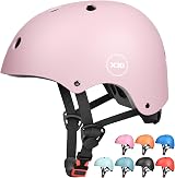 XJD Kids Helmet Adjustable 3-13 Years Pink Purple Small CE Certified