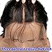 Free Midlle 3 Part Lace Closure Brazilian Straight Human Hair Closure with Baby Hair Non Bleached Knots 4x4 Inch